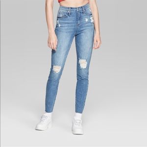 Wild Fable High-Rise  Destructed Skinny Jeans